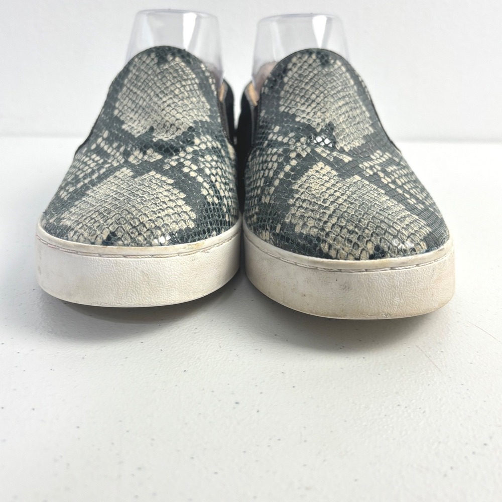 Vionic Midi Slip On Sneakers Snakeskin Print Suede Orthopedic Comfort Women  8 - Picture 2 of 11